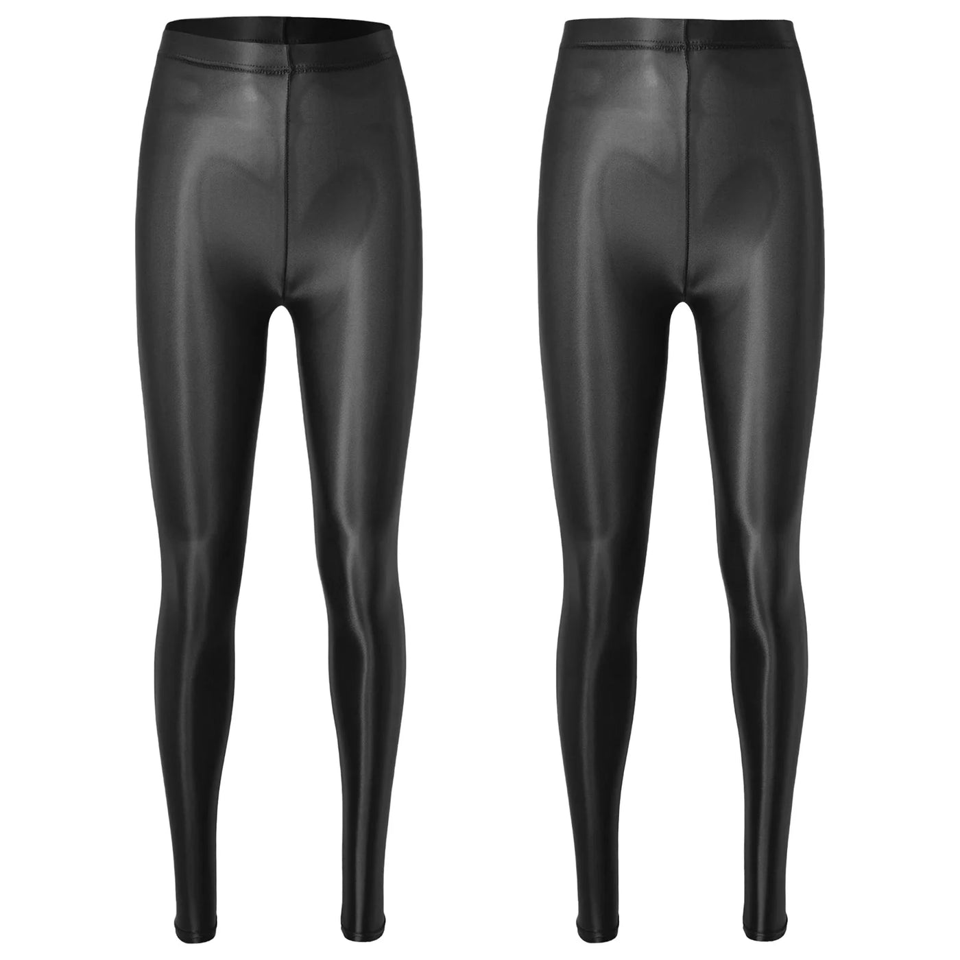 Metallic Stretch Yoga Leggings