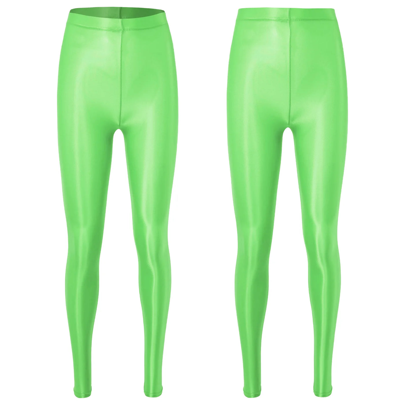 Metallic Stretch Yoga Leggings